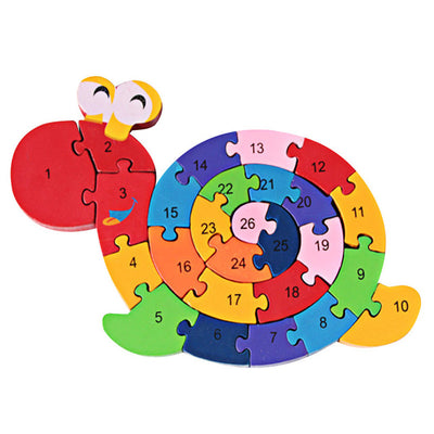 Snail/Elephant/Dinosaur Puzzle