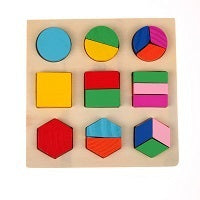 Colorful Geometric Puzzle Toy