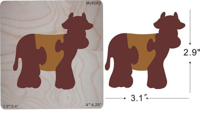 Cattle Wooden Die Cut