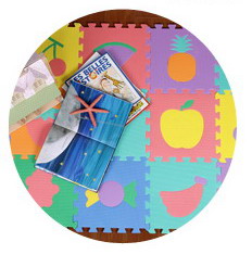 10 pcs Kids Animals Fruit Digits Jigsaw