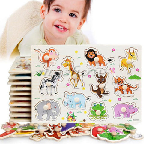 Zoo Animals Hand Puzzle
