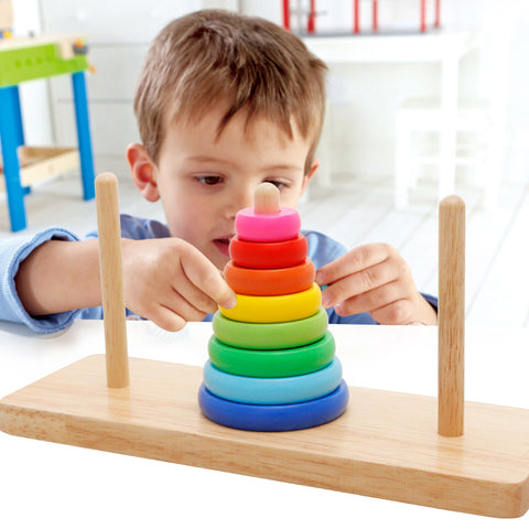 Wooden Stacked Teaching Toys