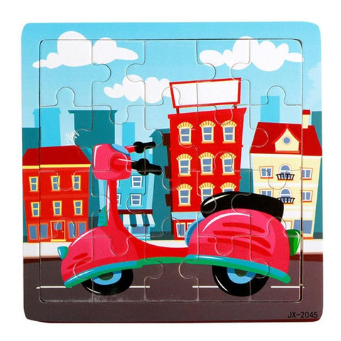 Vehicle Car Puzzle Toys