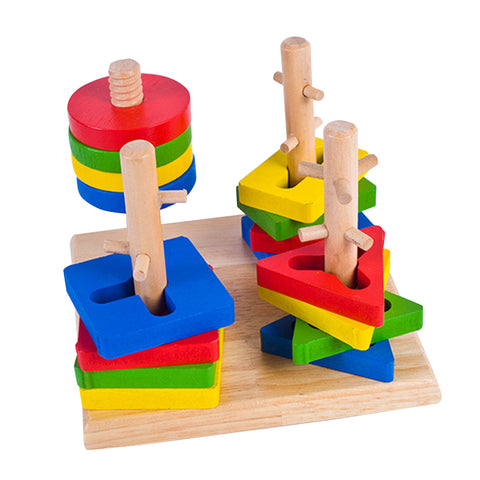 Geometric Puzzle Board
