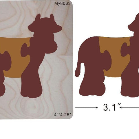 Cattle Wooden Die Cut