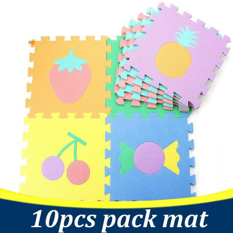 10 pcs Kids Animals Fruit Digits Jigsaw