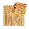 9Pcs Wood Grain Baby Mat